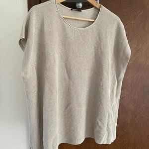 Eileen Fisher Cotton/Linen sweater top. Size XL